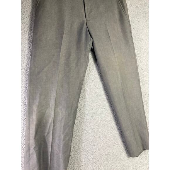 JF Ferrar Men's Modern Fit Dress Pants Gray Size 34x29 Flat Front - Picture 10 of 10